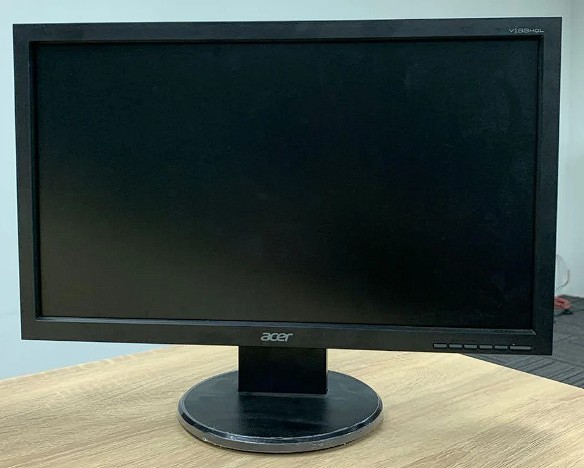 Black Acer V193HQL LCD Monitor Display